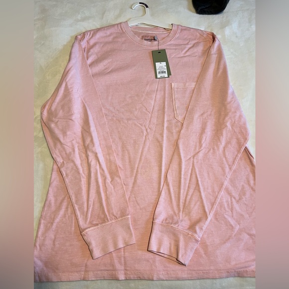 Goodfellow & Co Other - Goodfellow & Co Light Pink XL Long Sleeve Pocket Tee NWT